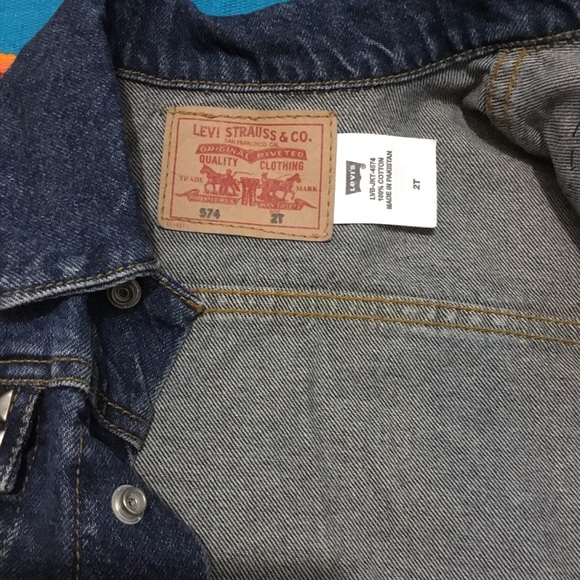 Kids Heavy Metal Studded Levi’s Battle Jacket - Picture 3 of 6
